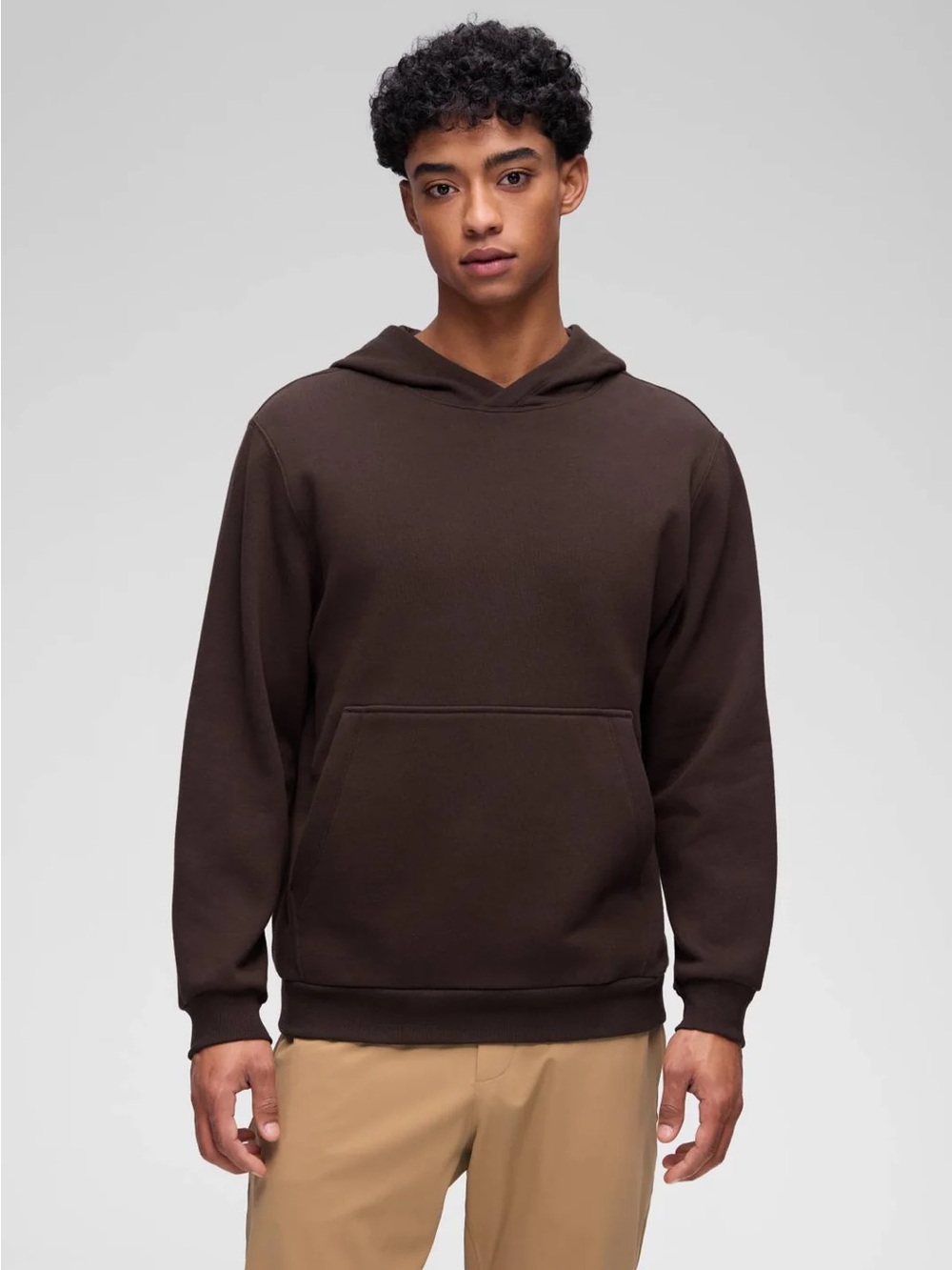 Fleece Lined Pocket Pullover Hoodie